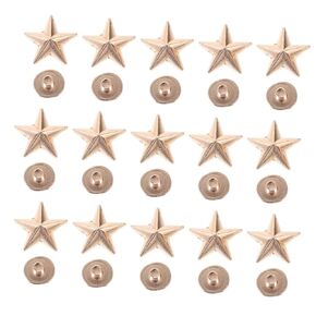 Cabilock 80pcs Punk DIY Star Studs for Clothing Shoes Hats Bags Alloy Spikes with Screws for Craft Decoration Easy to Install Rivets for Creative Accessories in Kuwait