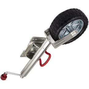 Beach Wheel Trailer Jack - Boat Trailer Jack - Trailer Jack Wheel, Heavy-Duty Trailer Jockey Wheel Bracket, Capacity 540Kg, Bolt-On Swivel Tongue Jack, 20Cm St,540kg in Saudi Arabia