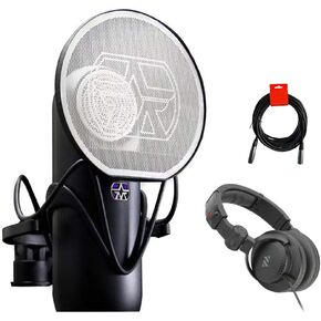 حزمة ميكروفون عنصر ميكروفونات Aston مع سماعة رأس Polsen Studio Monitor وكابل XLR in Kuwait