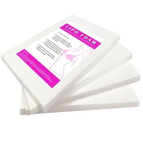 4 Pack Lipo Foam Pads Post Surgery 8"X11", Ab Board Foam Liposuction Recovery, Compression Foam Boards for Tummy, Arms, Thighs, Multi-Purpose Lipo Foam Sheets in Kuwait