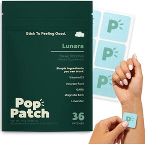 Sleep Patches, Extra Strength for Insomnia Aid (36 Patches) | Easy-to-Apply, Plant-Powered Non-Melatonin Patches with Valerian Root, GABA & Lavender for Deep & Long-Lasting Sleep in Saudi Arabia