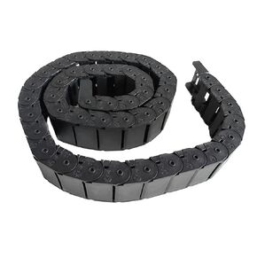 10x15mm 15x30mm 15x50mm 18x25mm 18x37mm L1000mm Cable Drag Chain Wire Carrier with end connectors for CNC Router Machine Tools(15x30mm) in Kuwait