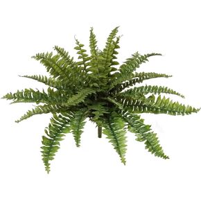 Artificial Boston Fern Plant with 50 Lifelike Green Silk Fronds | 34" Wide | UV Resistant | Indoor/Outdoor Use | Faux Greenery | Patio & Garden | Home & Office Decor in Saudi Arabia
