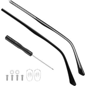 1 Pair Eyeglass Repair Kit Universal Glasses Arm Replacement Frame Tightening Set with Screws & Screwdrivers Complete Eyewear Repair Parts for Legs, Hinges & Adjustments in Saudi Arabia