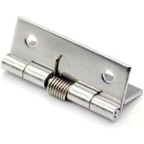 Spring Hinges Self Closing Stainless Steel Door Hinge Hardware 1/1.5/2/2.5/3/4Inch 2Pcs(3 Inch 2pcs) in Saudi Arabia