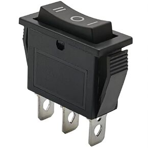 3 Pins 3 Position ON/Off/ON Black Rocker Switch AC15A/250V 20A/125V Fits Grinder, Motorhome, Popcorn, Machine, Filters, Heat Gun, etc. in Kuwait