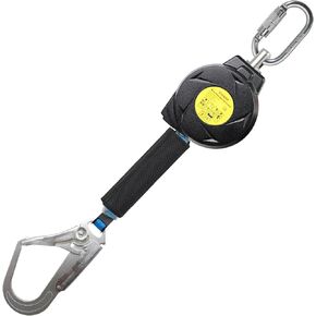 11FT الذاتي سحب شريان الحياة الحماية من السقوط قابل للسحب حبل الأمان سحب شريان الحياة الشخصية حماية القبض على السقوط ANSI معدات ذاتية السحب لبناء التسقيف (خطاف كبير) in Kuwait