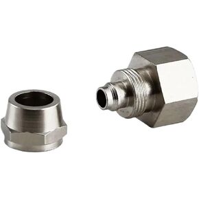 تركيبات الهواء موصلات خرطوم هوائي وصلة ربط سريعة خيط أنثى M5 1/81/4 1/2 وصلة أنبوب 1 قطعة (12-02) in Kuwait