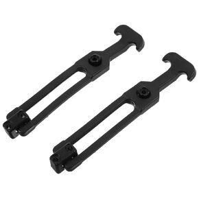 GANAZONO 2 Pack Rubber T-Handle Draw Latches with Shock-Absorbing Elastic Buckle, Flexible Toolbox Hasp Locks for Tool Boxes, Golf Cart, Cooler and Industrial Equipment in Saudi Arabia