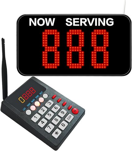 خذ نظام رقم، نظام الاتصال اللاسلكي، نظام بيجر للمطاعم، إدارة قائمة الانتظار، نظام مكبرات صوت عالية، 1 جهاز استقبال للعرض، مضيف المكالمات الصوتية، 2 جهاز استدعاء برقم لمقاهي المستشفيات (999+Q23 1+2) in Kuwait