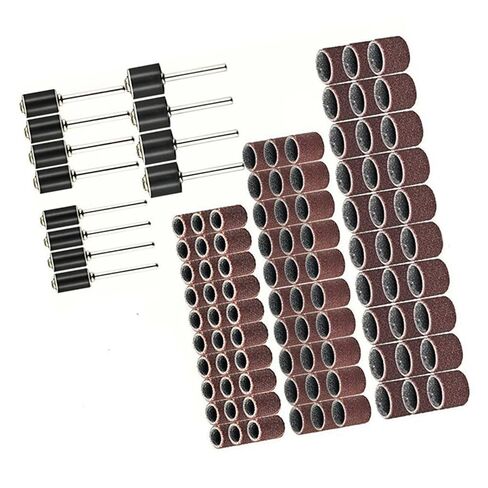 حلقات الصنفرة ومجموعة براميل الرمل، حلقات صنفرة مكونة من 90 قطعة، وبراميل رمل مكونة من 12 قطعة للخشب والمعادن والحجر والسيراميك والفولاذ والنحاس والنقش والتلميع in Kuwait