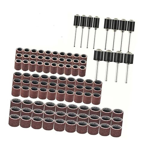 حلقات الصنفرة ومجموعة براميل الرمل، حلقات صنفرة مكونة من 90 قطعة، وبراميل رمل مكونة من 12 قطعة للخشب والمعادن والحجر والسيراميك والفولاذ والنحاس والنقش والتلميع in Kuwait