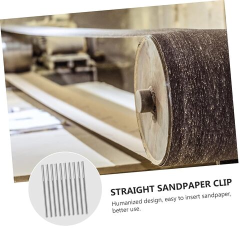 10 قطع من مشابك ورق الصنفرة من Gatuida، قضبان تثبيت بسيطة للطحن والتلميع، تصميم مريح ومقاوم للاهتراء متوافق مع الأدوات in Kuwait