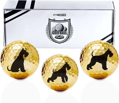 هدايا شناوزر للرجال والنساء، مجموعة كرات جولف شناوزر مكونة من 3 قطع، ملحقات رائعة للاعبي الجولف، لمحبي الجولف in Kuwait