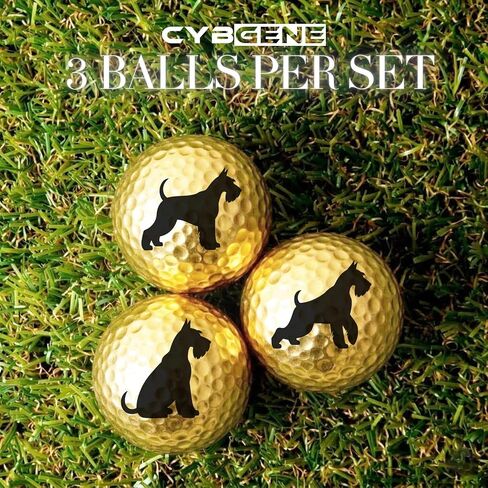 هدايا شناوزر للرجال والنساء، مجموعة كرات جولف شناوزر مكونة من 3 قطع، ملحقات رائعة للاعبي الجولف، لمحبي الجولف in Kuwait