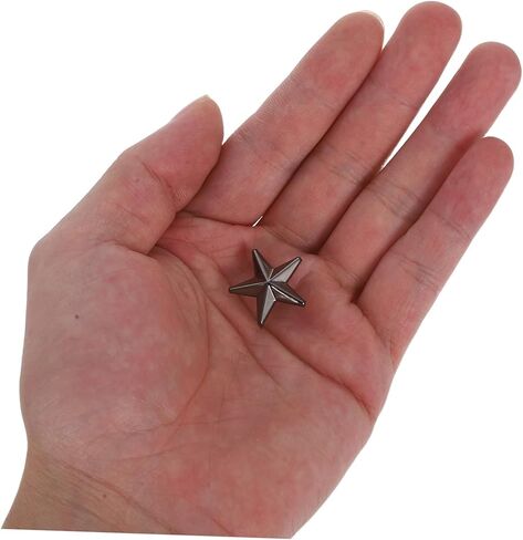 PLAFOPE 1 Set Metal Star Studs for Dressmaking Unique Five Pointed Rivets Convenient Storage Box for DIY Clothing Shoes Bags Decorative Hardware for Creative Projects in Saudi Arabia
