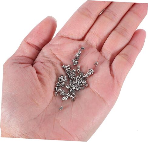 HOMSFOU 1000Pcs Pearl Rivet Studs Kit Durable Round Head Four Claw Rivets for DIY Clothing Bags Shoes Crafting Projects Effortless Operation Versatile Use in Saudi Arabia