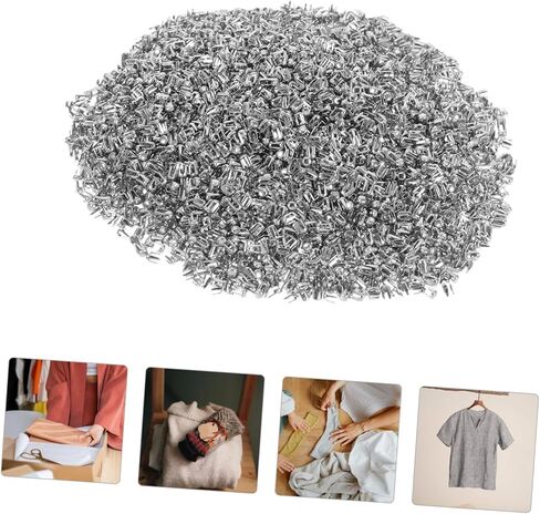 HOMSFOU 1000Pcs Pearl Rivet Studs Kit Durable Round Head Four Claw Rivets for DIY Clothing Bags Shoes Crafting Projects Effortless Operation Versatile Use in Saudi Arabia