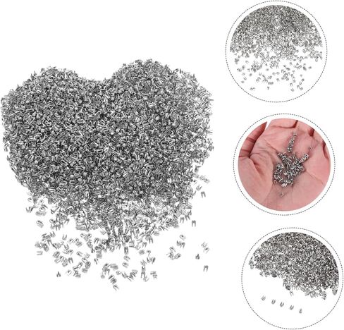HOMSFOU 1000Pcs Pearl Rivet Studs Kit Durable Round Head Four Claw Rivets for DIY Clothing Bags Shoes Crafting Projects Effortless Operation Versatile Use in Saudi Arabia