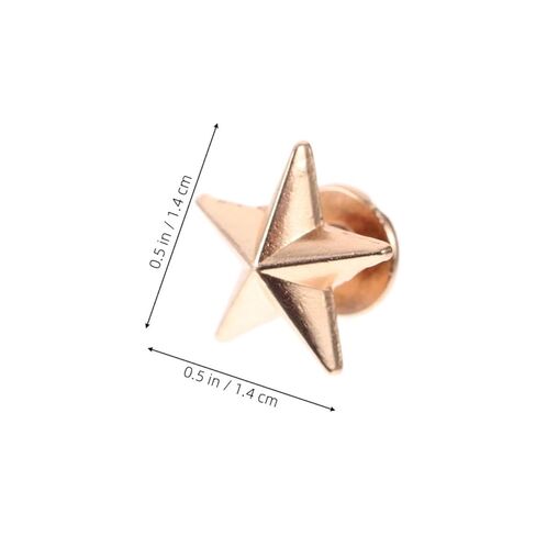 Cabilock 80pcs Punk DIY Star Studs for Clothing Shoes Hats Bags Alloy Spikes with Screws for Craft Decoration Easy to Install Rivets for Creative Accessories in Saudi Arabia