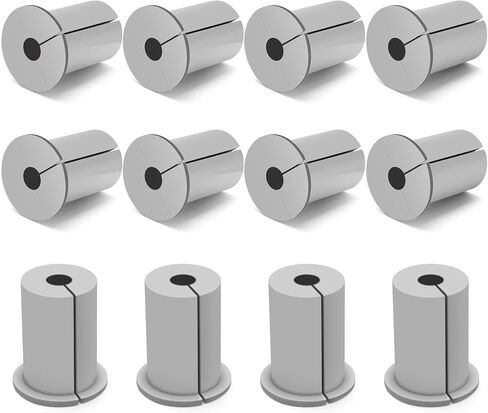 طقم توجيه كابل بحلقة تثبيت للكابل مكون من 12 قطعة لـ Starlink، يمر جدار كابل السيليكون من خلال حلقات حائط مقاس 1 بوصة للكابلات باللون الرمادي المقاوم للانزلاق من خلال حلقة معدنية لشبكة Starlink Ethernet in Kuwait