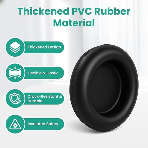 طقم حلقات مطاطية 170 قطعة، 7 أحجام حلقات أسلاك مقاومة للماء، سدادات ثقب مطاطية لجدار الحماية، لحماية خرطوم الكابل، الأسلاك، السيارات، قناة أسلاك ديكور المنزل in Kuwait