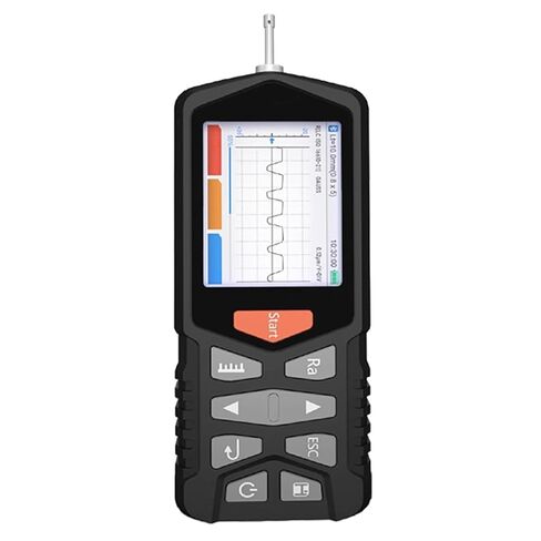 Finish Tester,Surface Roughness Tester,Precision 0.001μm,Digital Profilometer, Range Ra:0.005 Μm-16.00μm, with 100 Sets of Data Storage, Rechargeable, for Metal Workpiece in Saudi Arabia