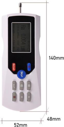 جهاز اختبار خشونة السطح، مقياس رقمي عالي الدقة 0.001 ميكرومتر مع شاشة LCD، مسبار ماسي، للأوجه السطحية المعدنية in Saudi Arabia