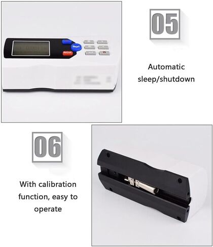 Sur-face Roughness Tester, 0.001um High Precision Digital Profilometer with LCD Display, Diamond Probe, for Metal Sur-face in Saudi Arabia