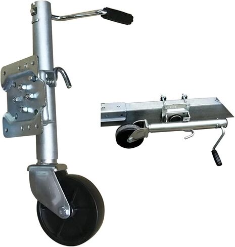 Swivel Trailer Jack - Boat Trailer Jack with Wheel, Trailer Jack Wheel, Heavy-Duty Boat Trailer Jack, 1200 Lbs Capacity, 6In Wheel/Steel Swivel Trailer Tongue J,1200 Lbs in Saudi Arabia