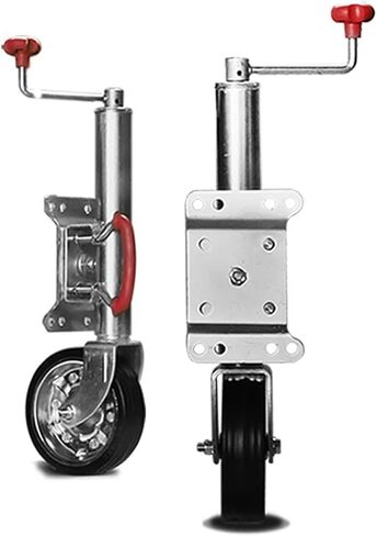 Boat Trailer Jack with Wheel - Trailer Jack Wheel, Lift Swivel Trailer Jack, Heavy-Duty Bolt-On Swivel Jack, 1550Lbs Capacity, 9.85 Lift,8'' Wheel, for Boat, M,10in lift/1550lbs in Saudi Arabia