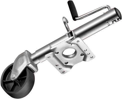 Bolt-On Swivel Tongue Jack - Heavy Duty Marine Swivel Trailer Jack, Swivel Trailer Tongue Jack, 1200 Lb Capacity, 10'' Lift, for Rv Camper Automotive, Easy to in Saudi Arabia