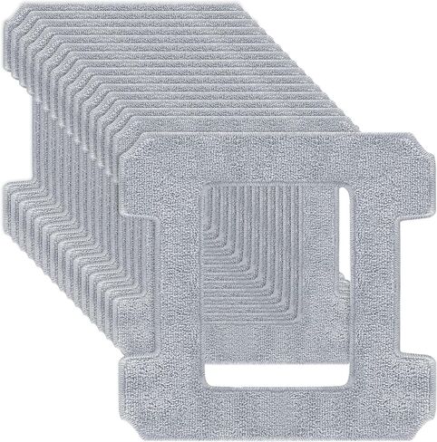 16 Pack Washable Cleaning Rag for Ecovacs Winbot W2 Omni, W1 Pro, W1, W2 Pro Window Cleaning Robot, Reusable Microfiber Cleaning Rag Cloth Replacement Accessories in Kuwait
