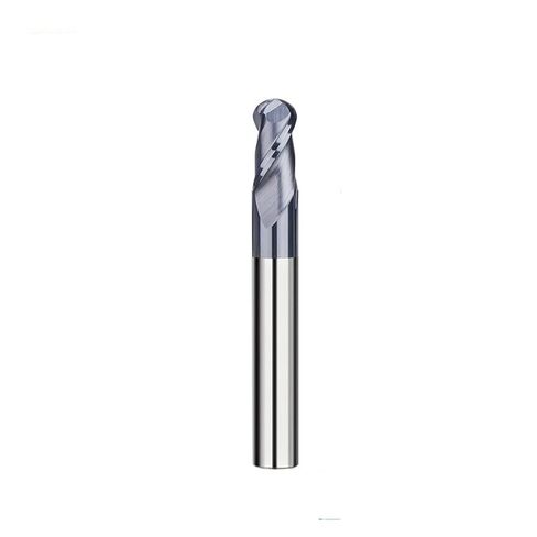 1 Pieces Carbide 2 Flute Ball Nose End Mills R1-R8 Spiral Milling Cutter HRC55 Tool CNC Router Bit Engraving in Saudi Arabia