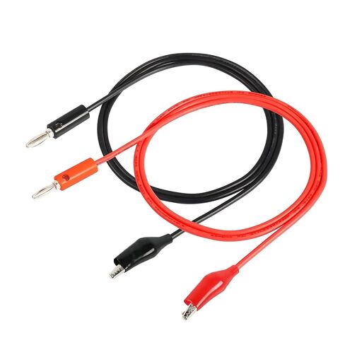 مشبك مسبار اختبار مزدوج من Fengpeng بطول 1 متر إلى موصل توصيل الموز لاختبار موصل الكابل لأداة قياس متعددة in Kuwait