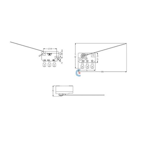 Fengpeng 5 قطعة 4.8 مللي متر محطة موصلات Microswitch ل ممر تغيير عملة متقبل مايكرو التبديل استبدال الملحقات in Saudi Arabia