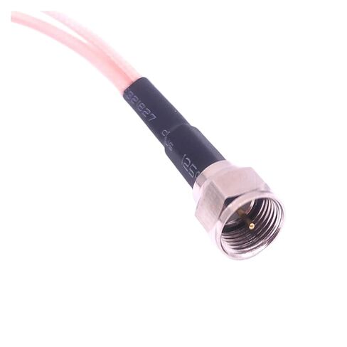 fengpeng F Type Male to Dual Female Connector Y 3 Way Jack Splitter Flexible RG316 Coaxial Cable Wires 15cm 50 ohm Impedance in Saudi Arabia