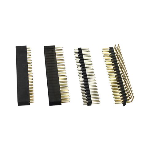 Fengpeng 4 قطعة/المجموعة/المجموعة 2x20 دبوس المقبس المزدوج ذكر رأس موصل ل التوت بي صفر/ث أنثى اللوحة الملحقات in Kuwait