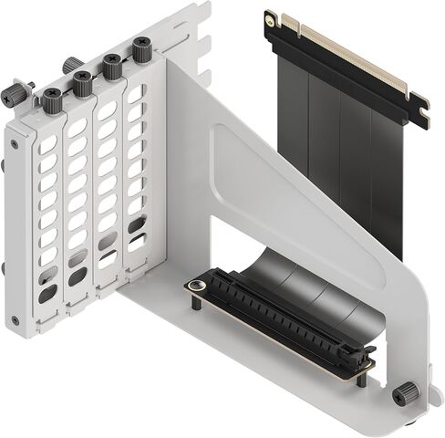 HAVN Universal VGPU Kit with Premium PCIe 5.0 Riser Cable | Vertical GPU Mount Bracket Adjustable 6-Slot Design | Compatible with ATX PC Cases | Black in Saudi Arabia