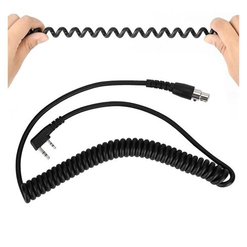 Fengpeng CC-MOT كابل ملف K لـ HYT Relm Baofeng 2-Pin إلى 5-Pin أجهزة الراديو المحمولة وسماعات الرأس K1 موصل الراديو in Kuwait