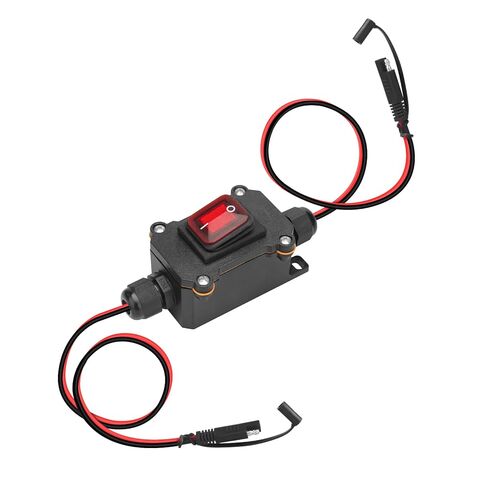12V Inline Power Switch, daitoku 12AWG Power Header Switch SAE to SAE Cable Wiring Switches for Solar Panels Motorcycles Campers in Saudi Arabia