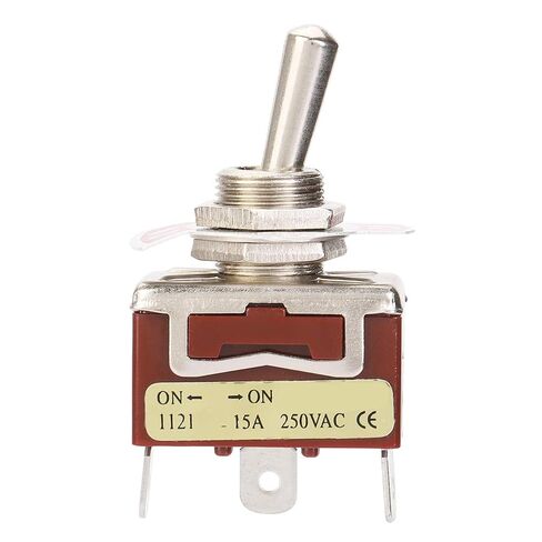تبديل التبديل SPDT 2-Position ON-ON 250V 15A 12mm 3-Pin المسمار الطرفي 5-Pack لمشاريع الإلكترونيات in Kuwait