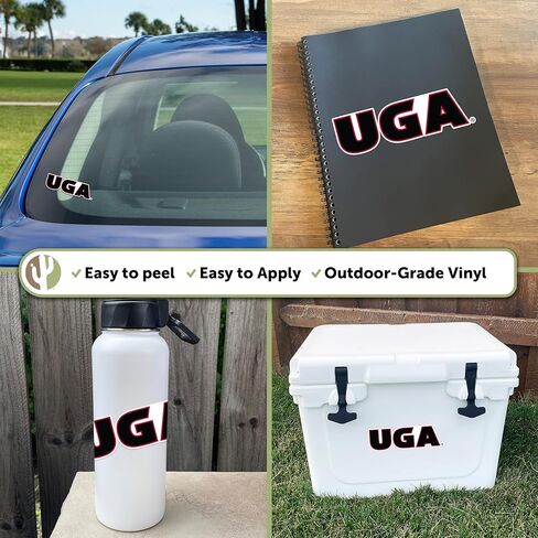 Desert Cactus University of Georgia Sticker Bulldogs UGA Dawgs Vinyl Decal Laptop Water Bottle Car Scrapbook (IND 16) in Saudi Arabia