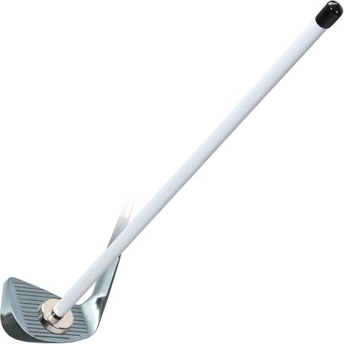 قضبان المحاذاة المغناطيسية للجولف من Ihomepark، أداة تدريب الجولف على شكل نادي الوجه، أداة تدريب التأرجح المغناطيسية مقاس 16 بوصة، باللون الأبيض in Kuwait