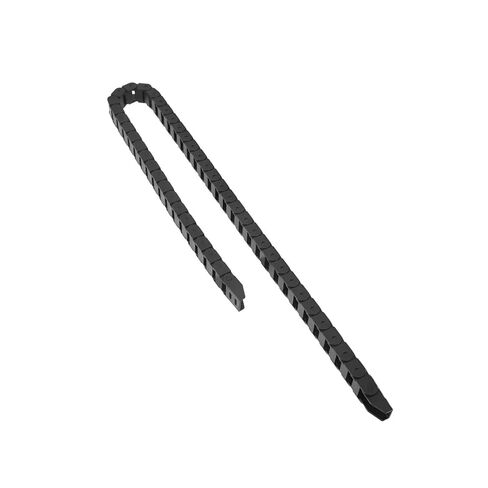 Black Nylon Cable Chain 10mm x 15mm(Inner H x Inner W) End Connectors Drag Chain Cable Carrier Electronic Equipment 1M in Saudi Arabia