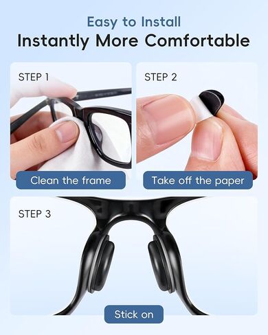 10 أزواج من وسادات الأنف المصنوعة من السيليكون المتوافقة مع نظارات Ray-Ban Meta Smart Glasses Wayfarer Headliner Skyler، ملحقات وسائد الأنف ذاتية اللصق المضادة للانزلاق، مقابض أنف بديلة مريحة in Saudi Arabia
