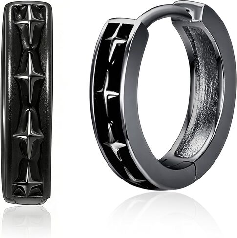 Dreamboat Celtic Earrings for Women Sterling Silver Small Huggie Hoop Viking Earrings Men Unisex Arracadas Para Hombr Norse Viking Jewelry for Men Irish Gifts in Saudi Arabia