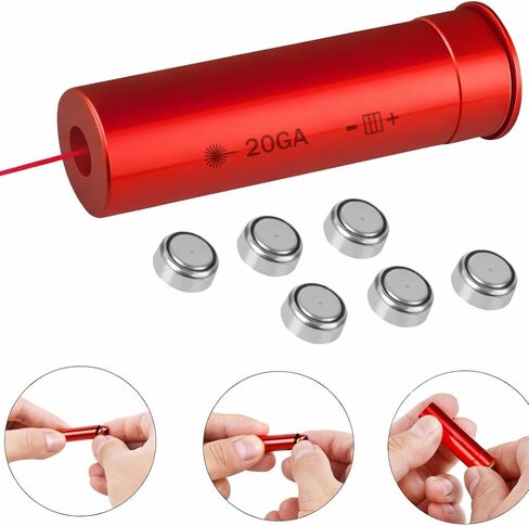 ليزر ريد دوت 20 قياس من جوتيكال - 6 بطاريات متضمنة (20 نقطة ليزر ريد دوت) in Kuwait