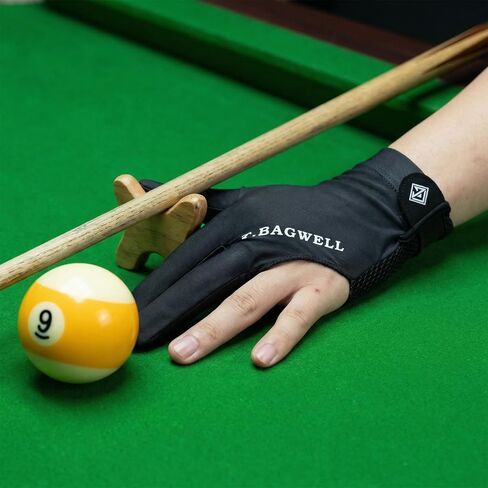 2Pcs Pool Cue Glove Left Hand Billiard Gloves Left Hand No Grip Elastic 3 Finger Pool Cue Glove Universal Cues Sports Gloves for Women Men in Saudi Arabia