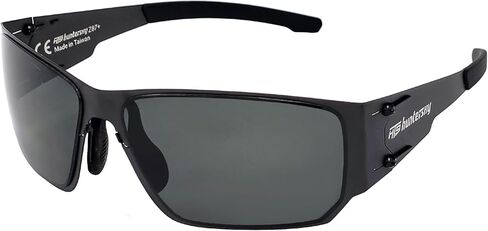 HTS HUNTERSKY M02 0.6 رقيقة يابانية 301 من الفولاذ المقاوم للصدأ خفيفة الوزن MILSPEC 2.5 مللي متر سماكة تأثير الاستقطاب نظارات مضادة للضباب in Kuwait